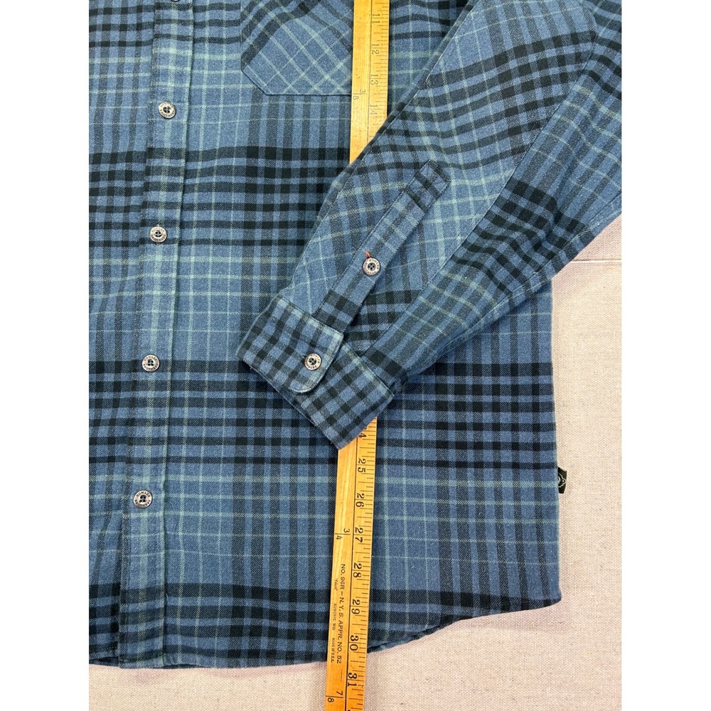 Howler Bros Mens XL Brothers Plaid Cotton Blend Long Sleeve Button Shirt - Picture 2 of 7